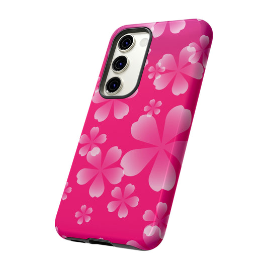 Pink with Cherry Blossom Tough Cases