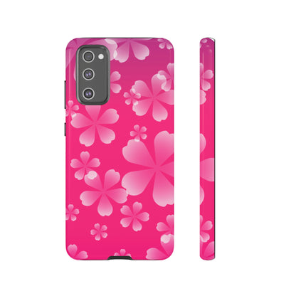 Pink with Cherry Blossom Tough Cases