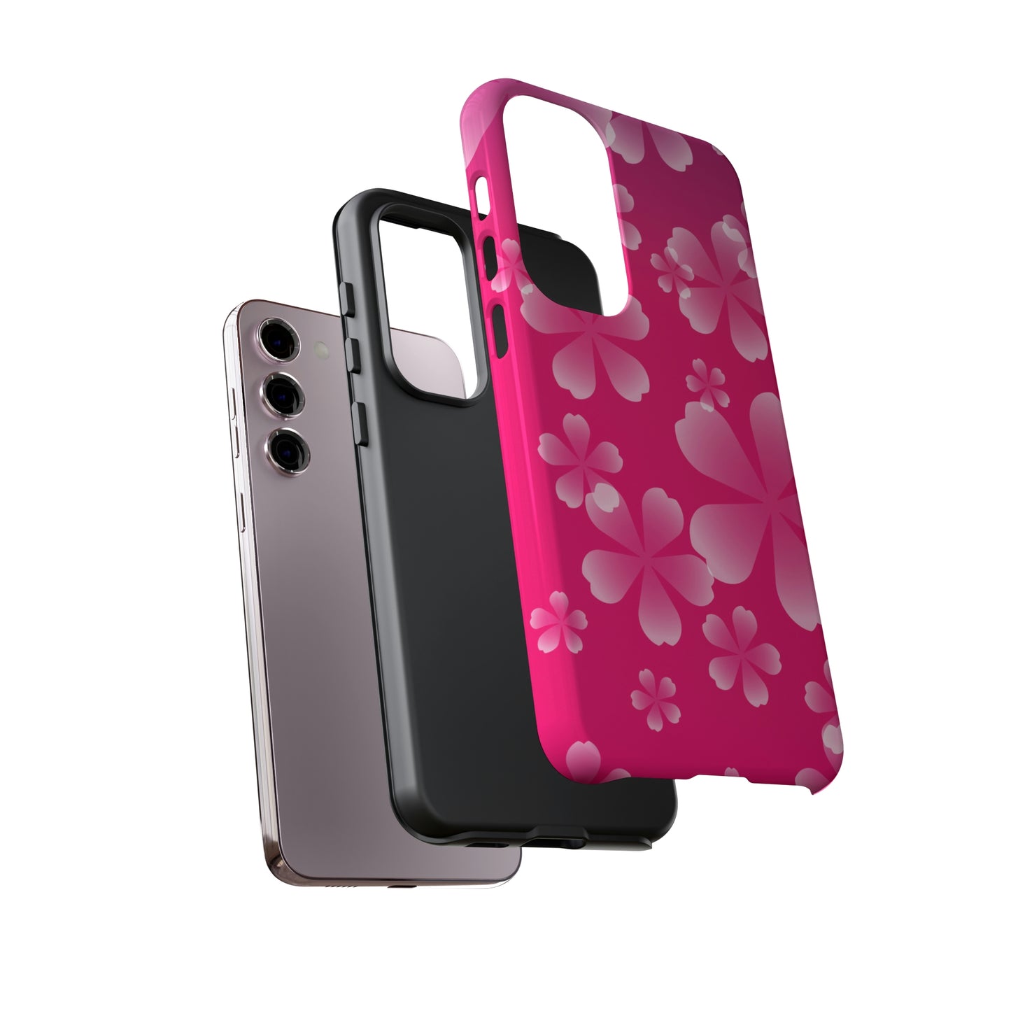 Pink with Cherry Blossom Tough Cases