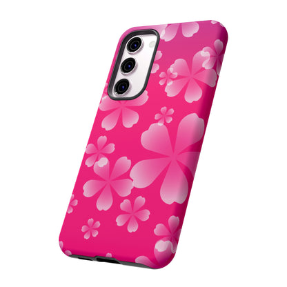 Pink with Cherry Blossom Tough Cases