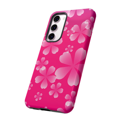 Pink with Cherry Blossom Tough Cases