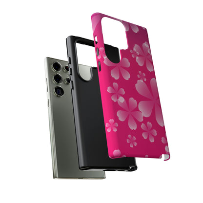 Pink with Cherry Blossom Tough Cases