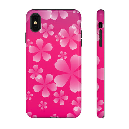 Pink with Cherry Blossom Tough Cases