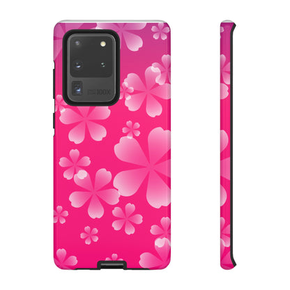 Pink with Cherry Blossom Tough Cases