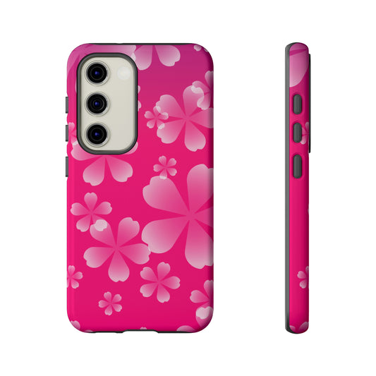 Pink with Cherry Blossom Tough Cases