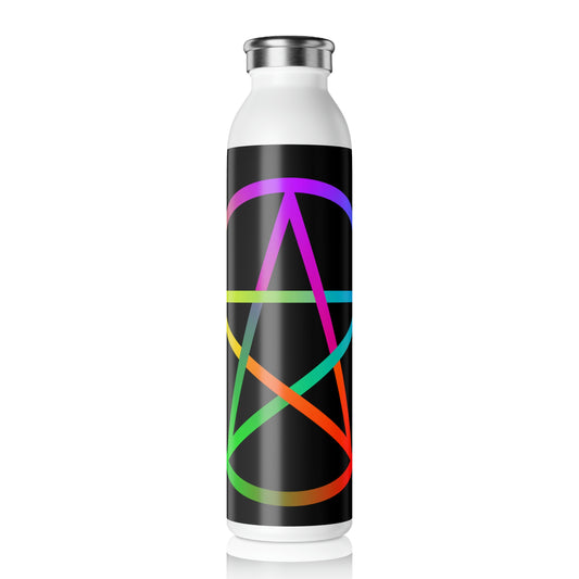 Elemental Pentagram Slim Water Bottle