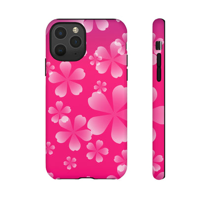 Pink with Cherry Blossom Tough Cases