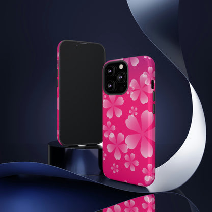 Pink with Cherry Blossom Tough Cases