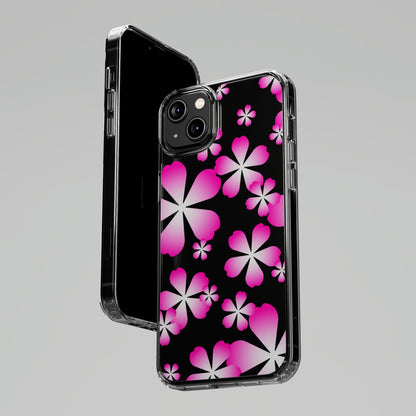 Pink Cherry Blossom Clear Cases