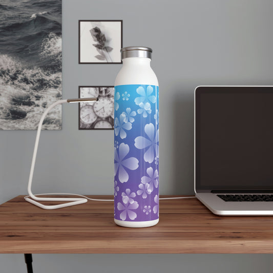 Blurple Sakura Slim Water Bottle