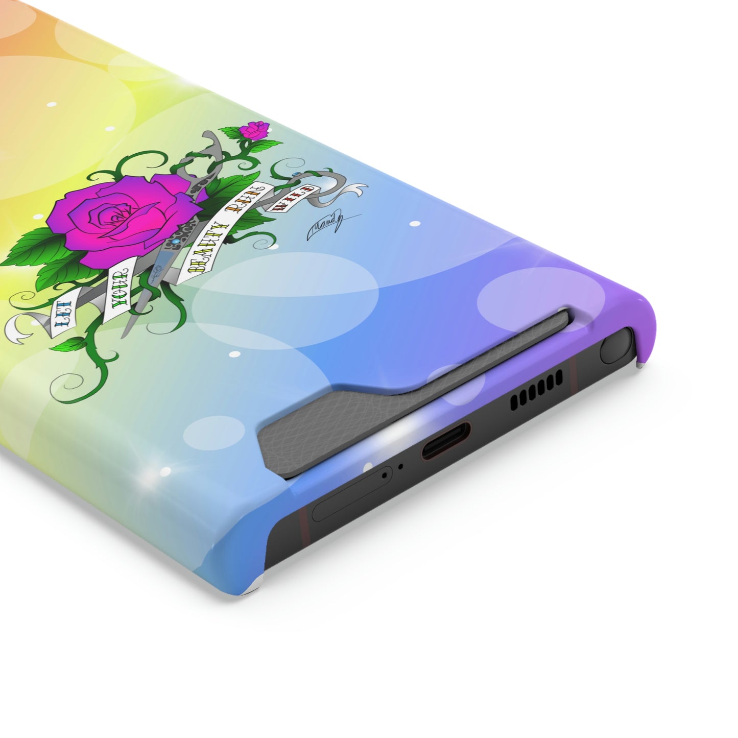 Let UR Beauty Run Wild (Phone Case W/Card Holder)