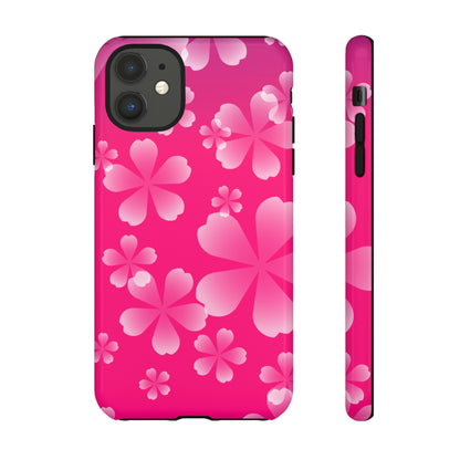 Pink with Cherry Blossom Tough Cases