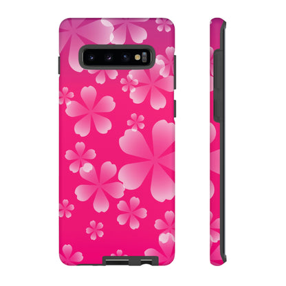 Pink with Cherry Blossom Tough Cases