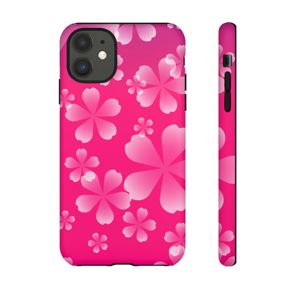 Pink with Cherry Blossom Tough Cases