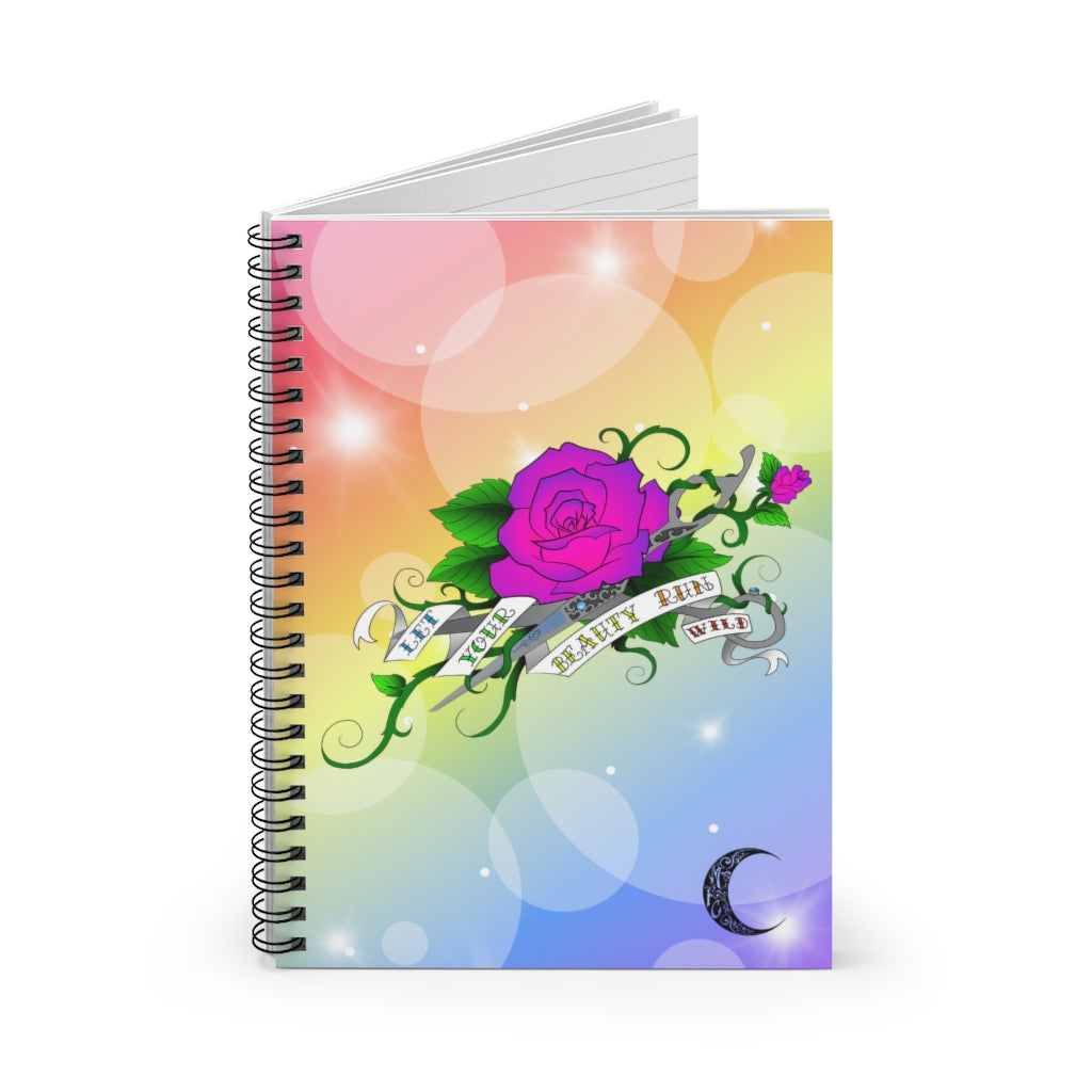 Let UR Beauty Run Wild (Spiral Notebook/Ruled Line)