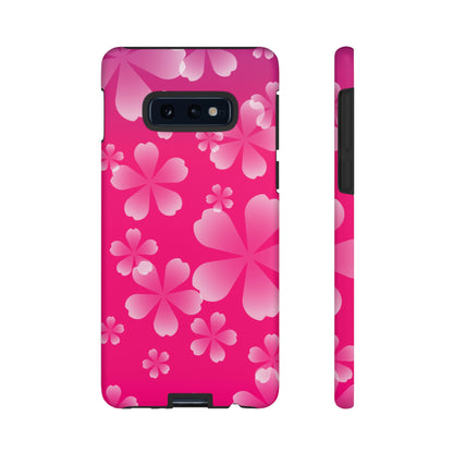 Pink with Cherry Blossom Tough Cases