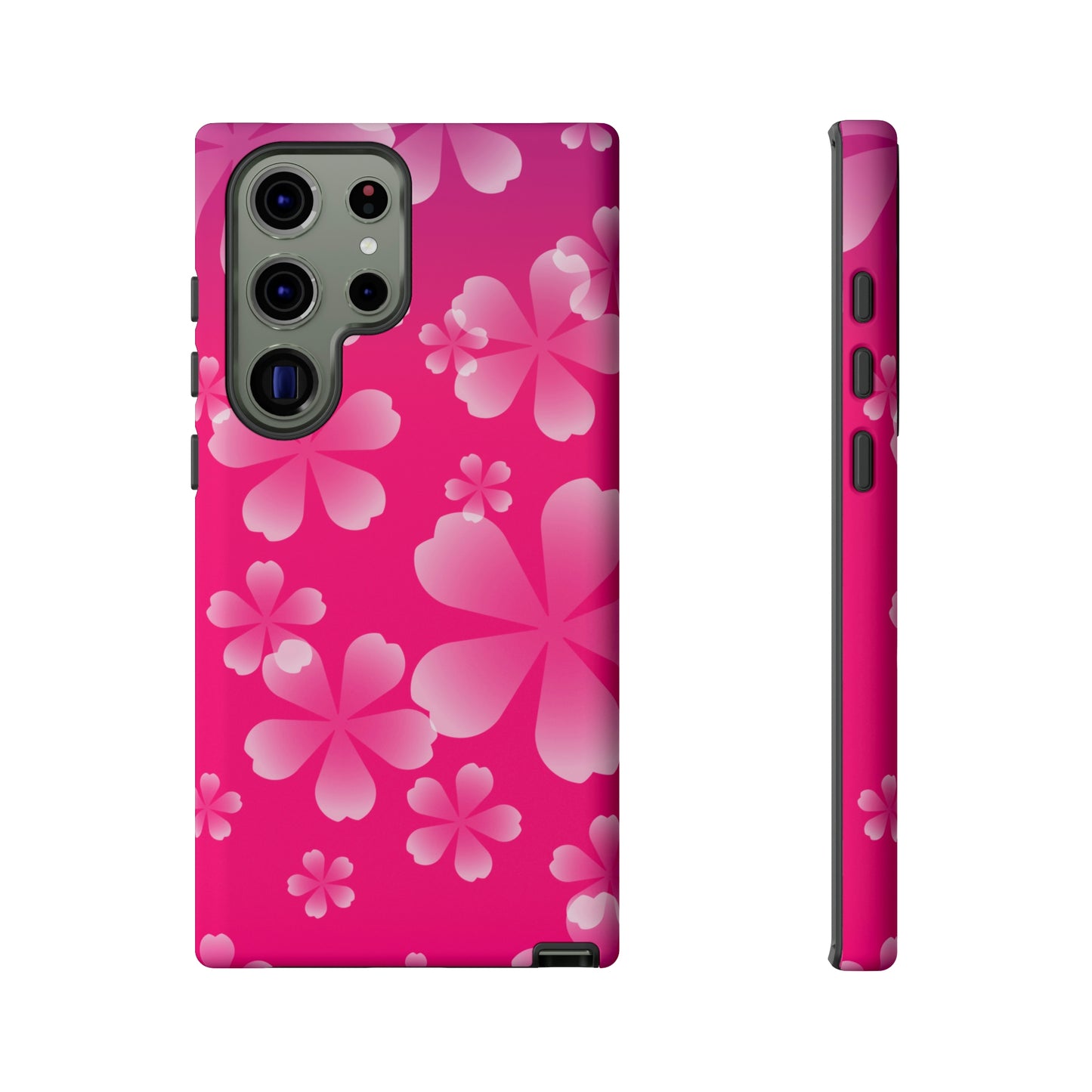 Pink with Cherry Blossom Tough Cases