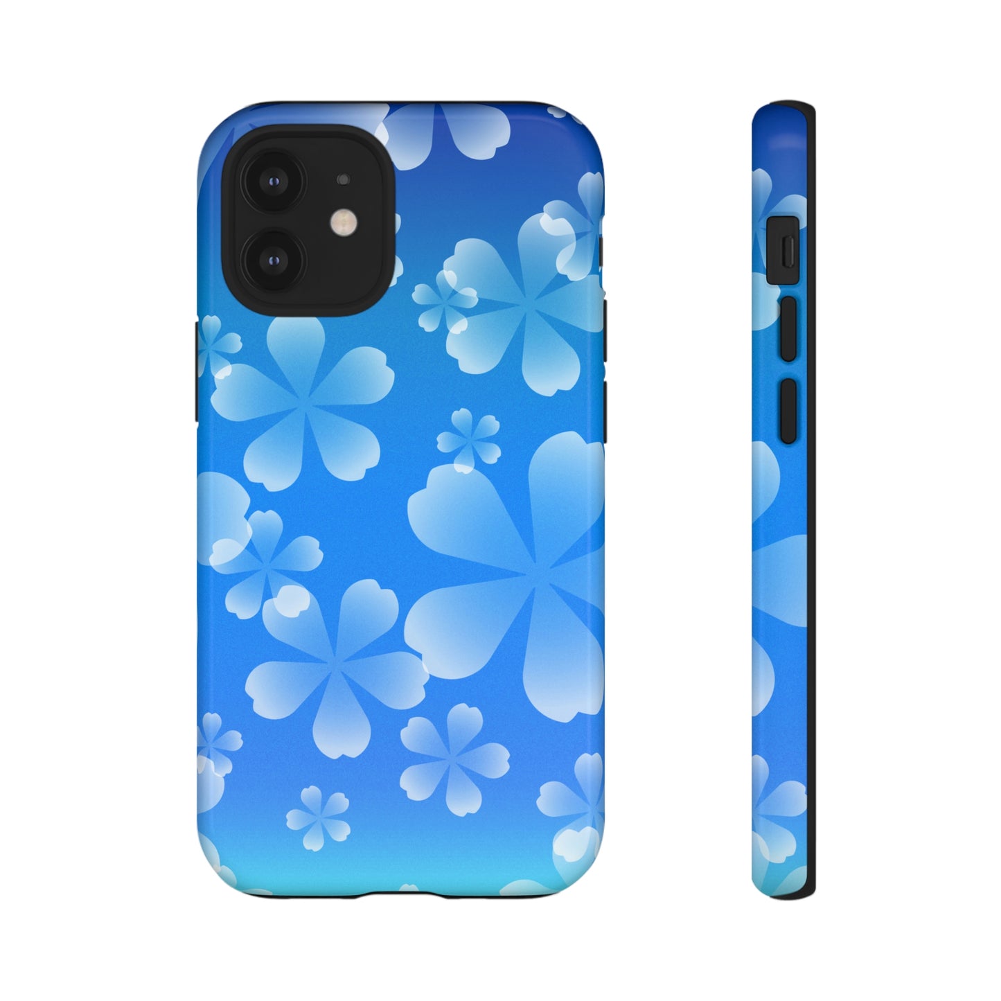 Blue with Cherry Blossom Tough Cases