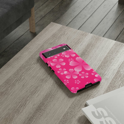 Pink with Cherry Blossom Tough Cases