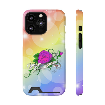 Let UR Beauty Run Wild (Phone Case W/Card Holder)