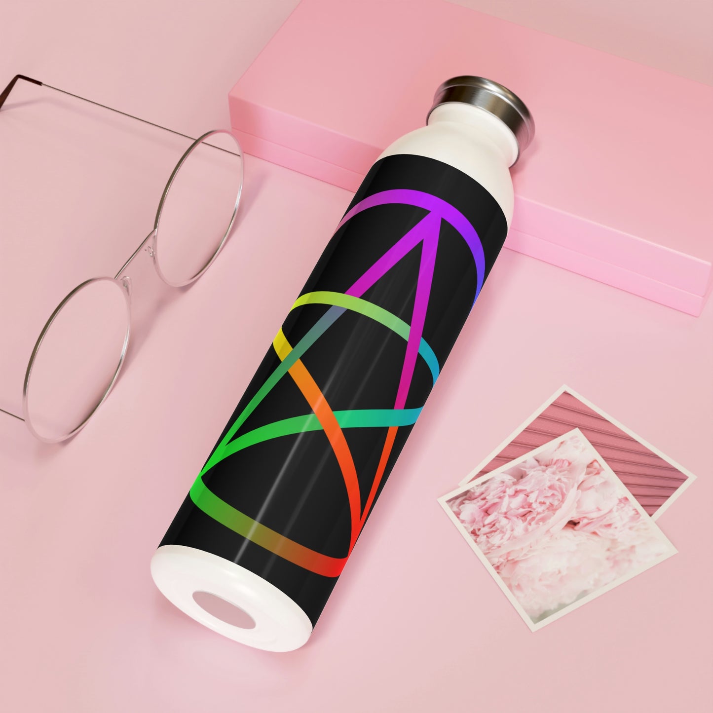 Elemental Pentagram Slim Water Bottle