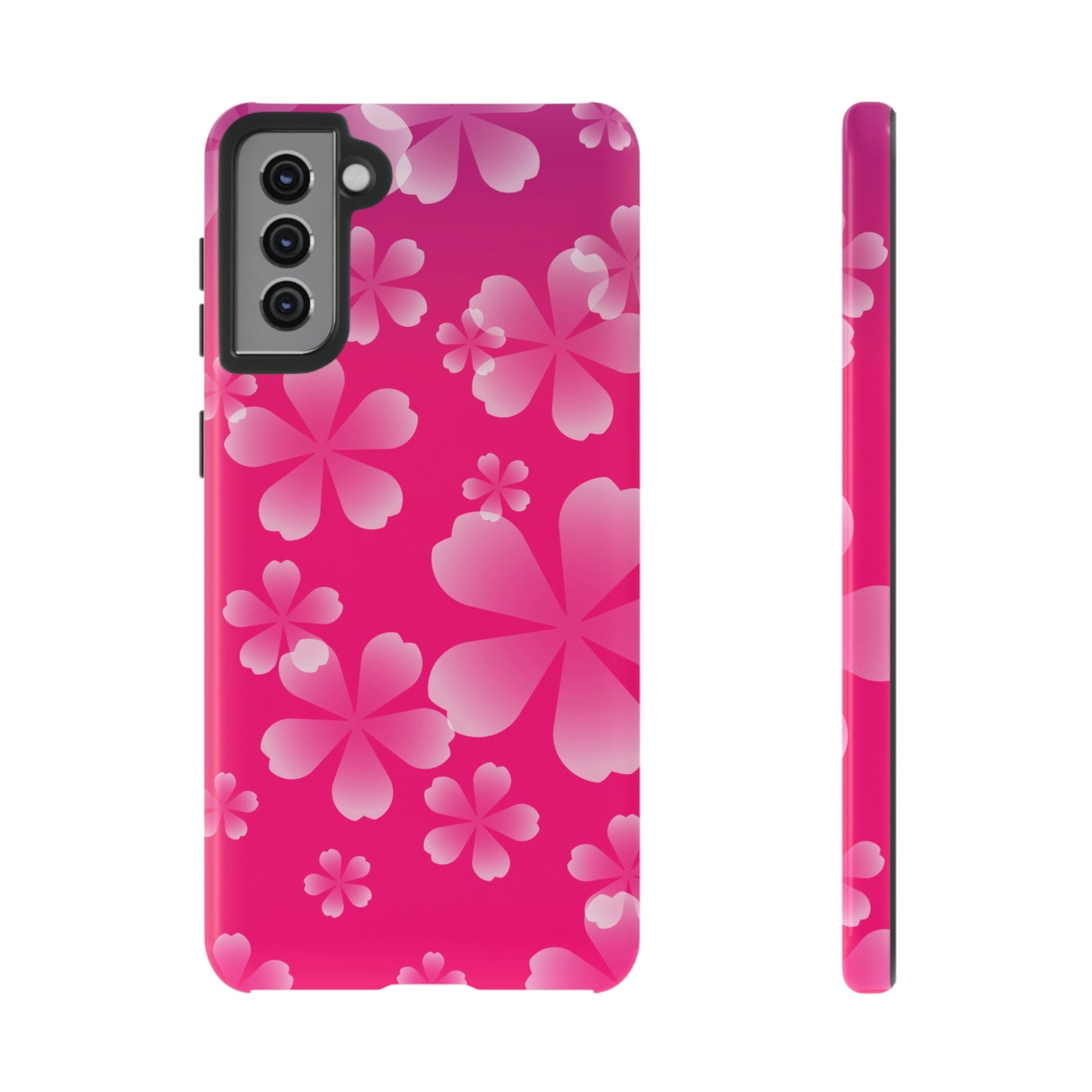 Pink with Cherry Blossom Tough Cases