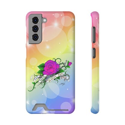 Let UR Beauty Run Wild (Phone Case W/Card Holder)