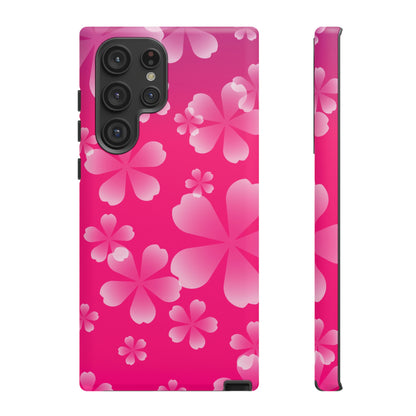 Pink with Cherry Blossom Tough Cases