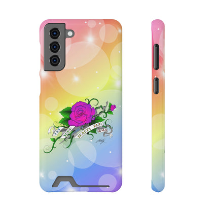 Let UR Beauty Run Wild (Phone Case W/Card Holder)