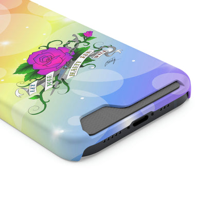 Let UR Beauty Run Wild (Phone Case W/Card Holder)