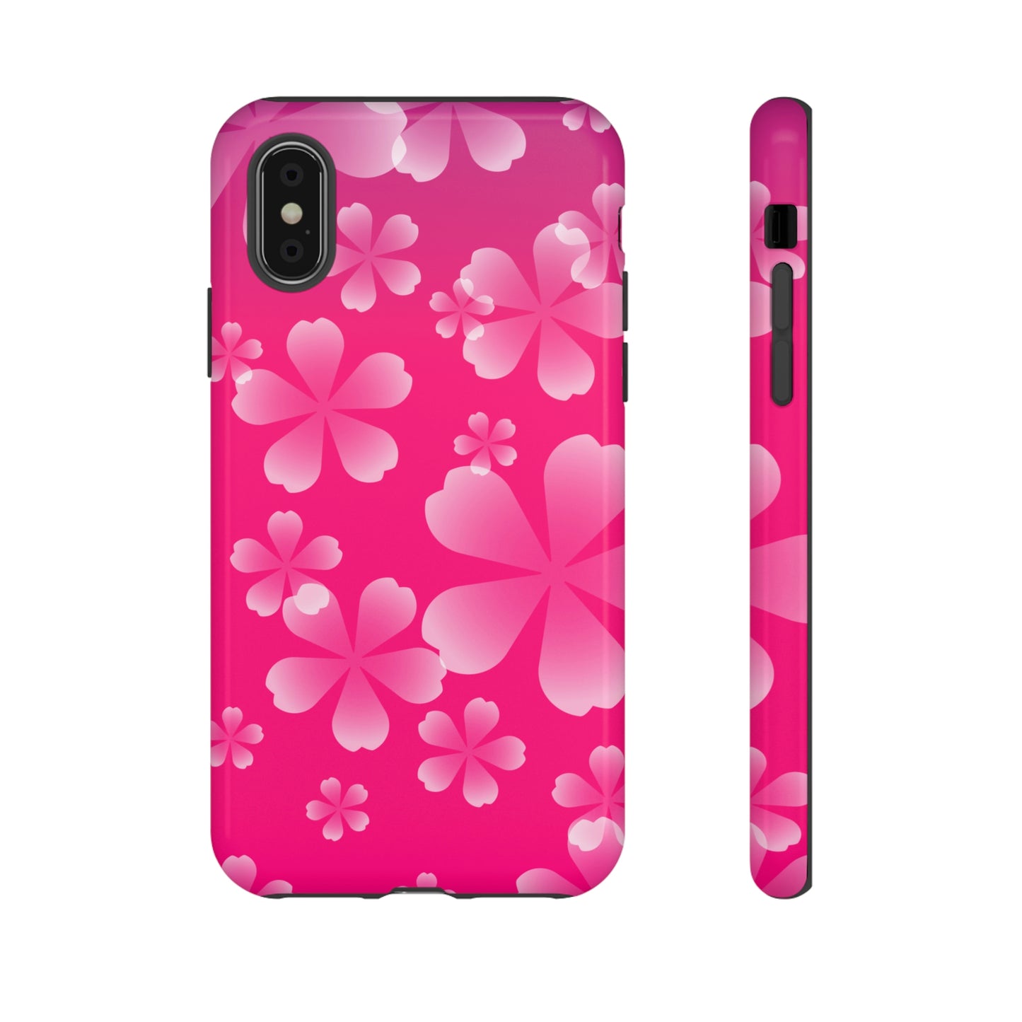 Pink with Cherry Blossom Tough Cases