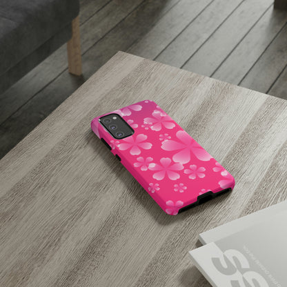 Pink with Cherry Blossom Tough Cases