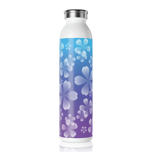 Blurple Sakura Slim Water Bottle