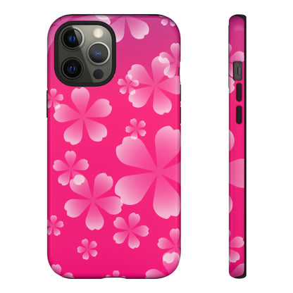 Pink with Cherry Blossom Tough Cases