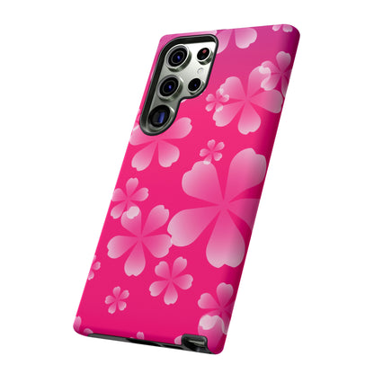 Pink with Cherry Blossom Tough Cases