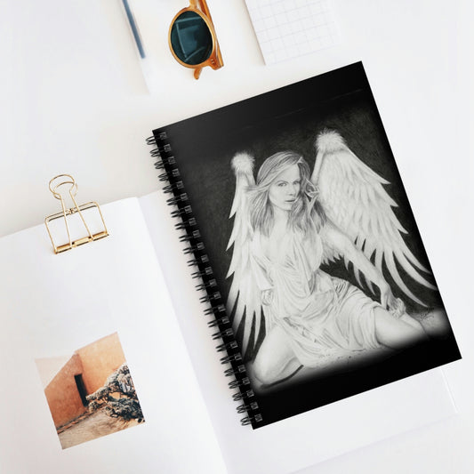 Naughty Angel Spiral Notebook - Ruled Line