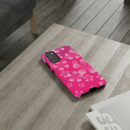 Pink with Cherry Blossom Tough Cases