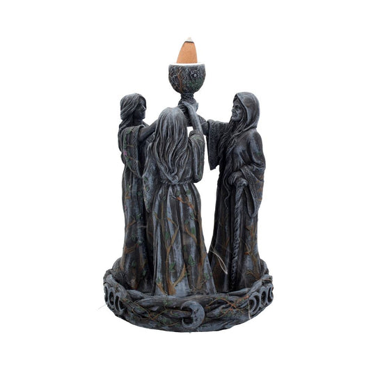 Mother Maiden & Crone backflow incense burner