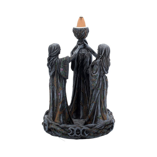 Mother Maiden & Crone backflow incense burner