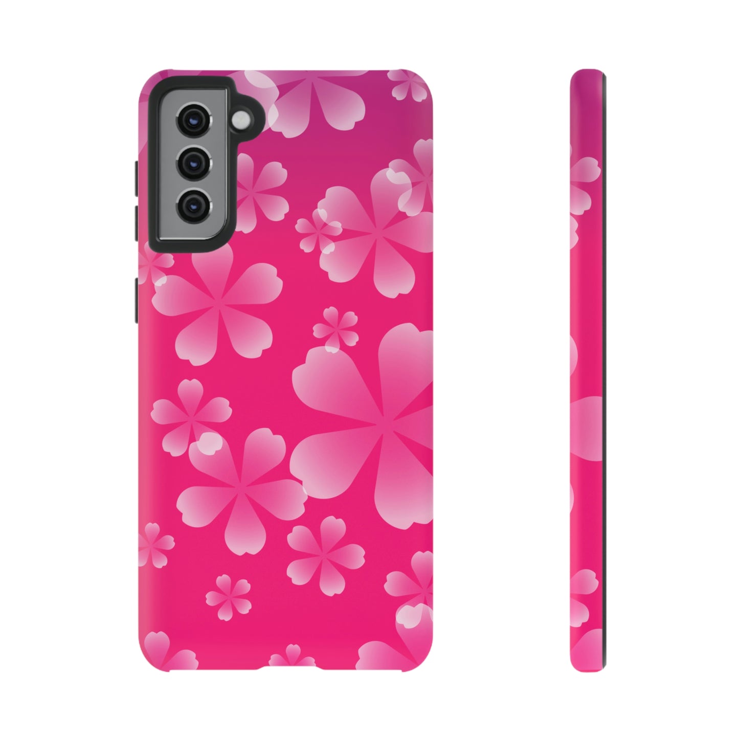 Pink with Cherry Blossom Tough Cases