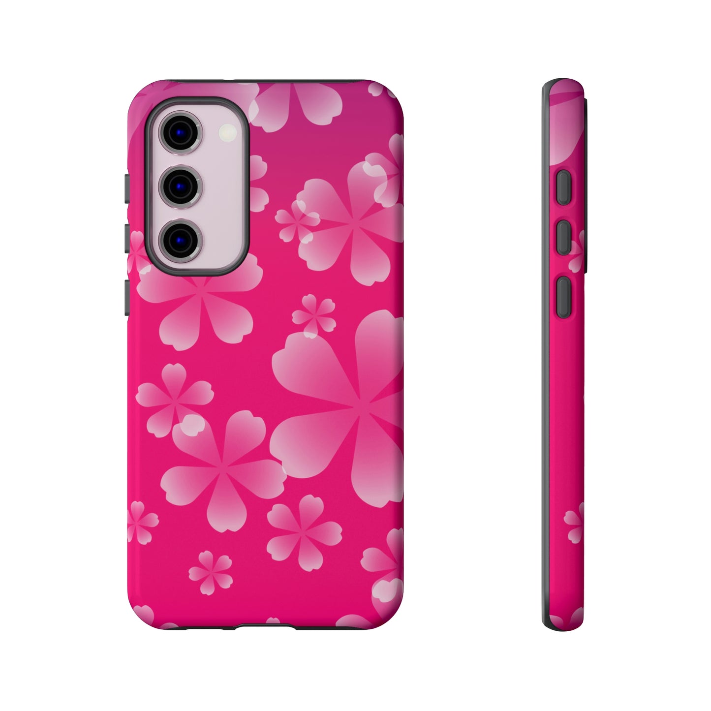 Pink with Cherry Blossom Tough Cases