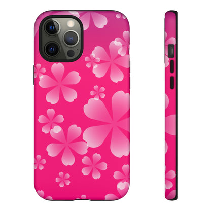 Pink with Cherry Blossom Tough Cases