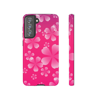 Pink with Cherry Blossom Tough Cases