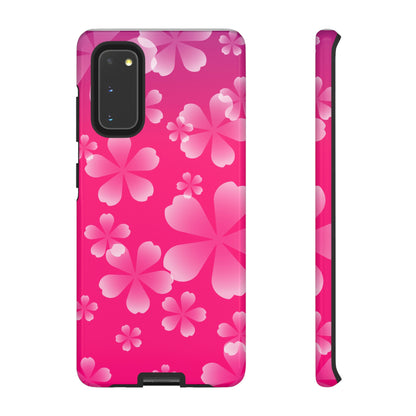 Pink with Cherry Blossom Tough Cases