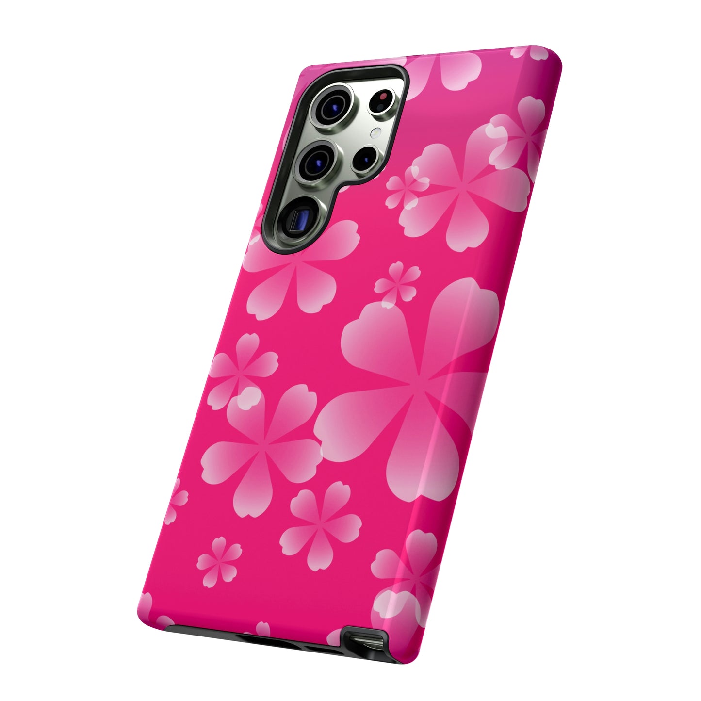 Pink with Cherry Blossom Tough Cases