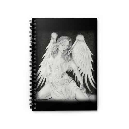 Naughty Angel Spiral Notebook - Ruled Line