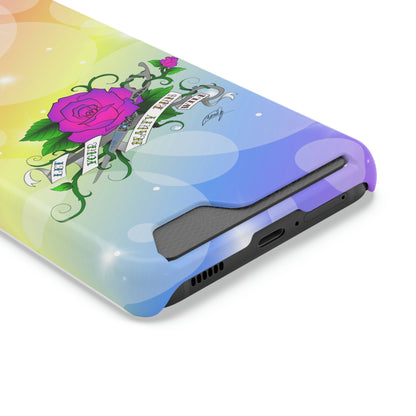 Let UR Beauty Run Wild (Phone Case W/Card Holder)