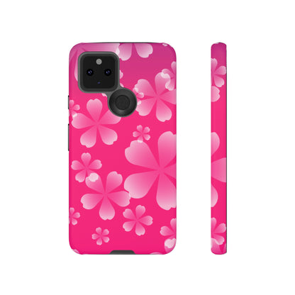 Pink with Cherry Blossom Tough Cases