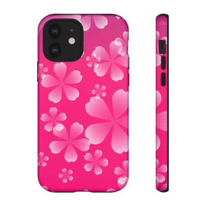 Pink with Cherry Blossom Tough Cases