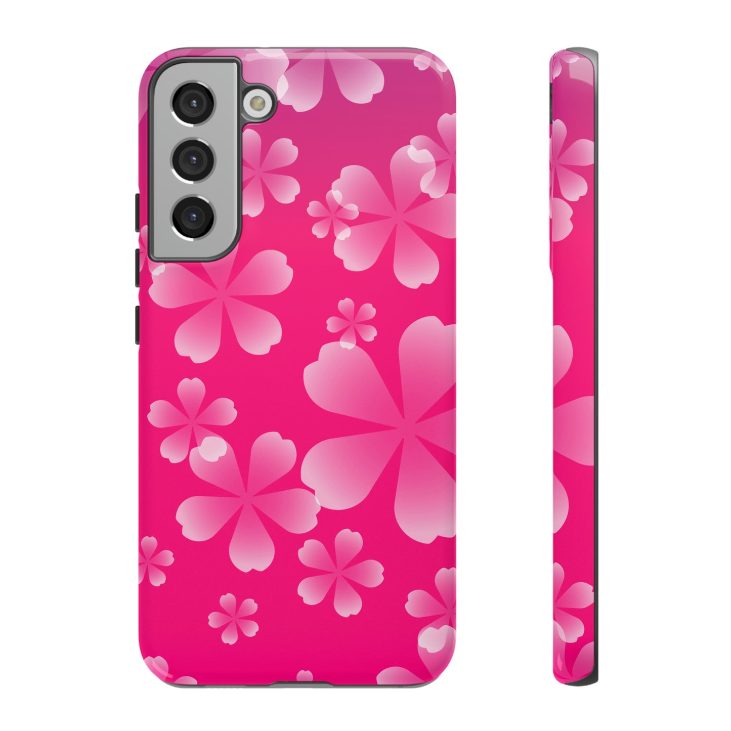 Pink with Cherry Blossom Tough Cases